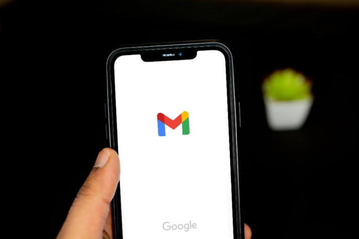 The Gmail icon displayed on the screen of a phone.
