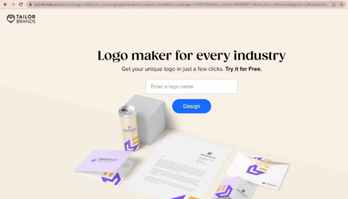 Tailor Brands Logo Maker