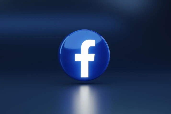 A picture of the old Facebook logo.