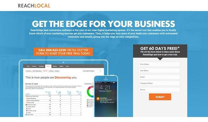 Best Lead Generation Landing Pages ReachLocal