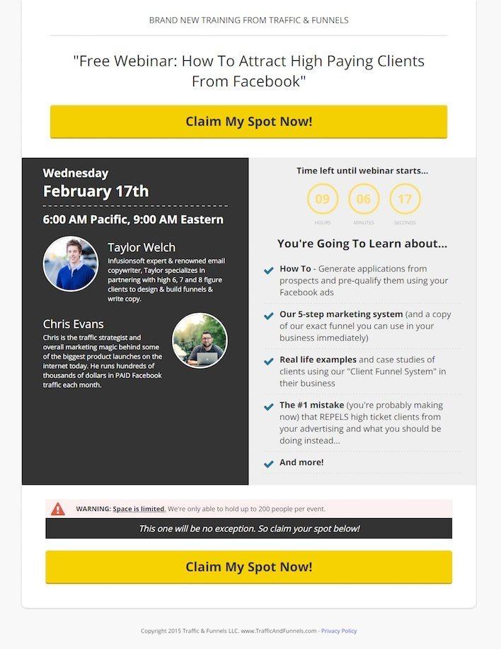 Best Lead Generation Landing Pages Traffic & Funnels