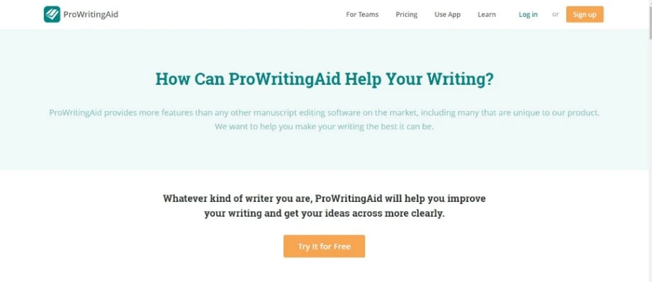 ProWritingAid screenshot